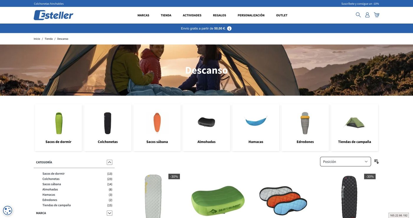 Categoría de Equipate Esteller